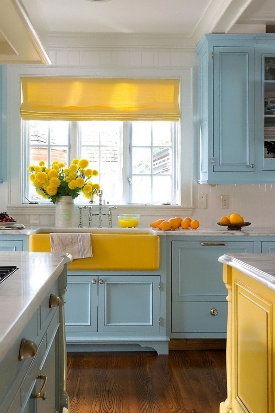 Yellow and Light Blue For Kitchen Color Schemes 1712894586 2