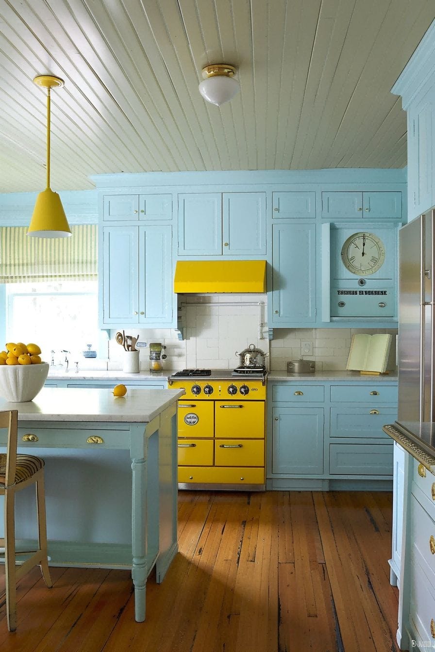 Yellow and Light Blue For Kitchen Color Schemes 1712894586 4