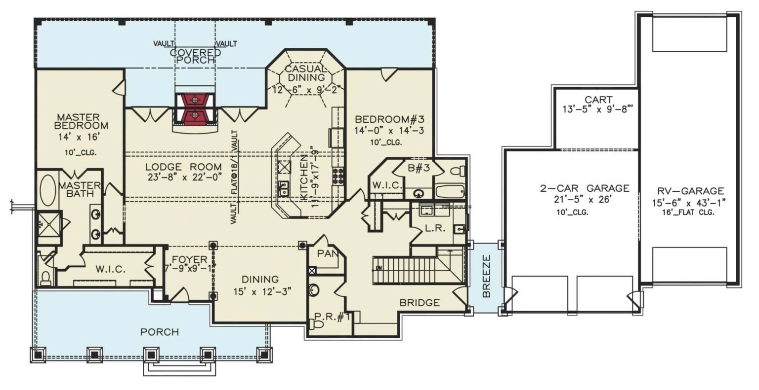 22023 main level floor plan lodgemont barndominium garrell associates sep132023 1536x791 1