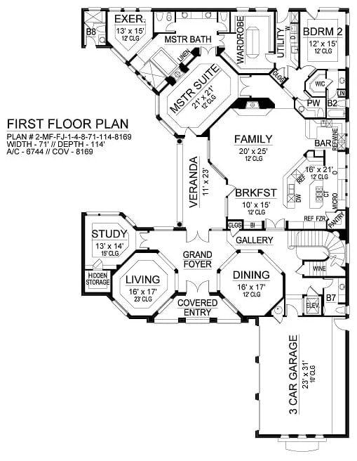 Main Level Floor Plan