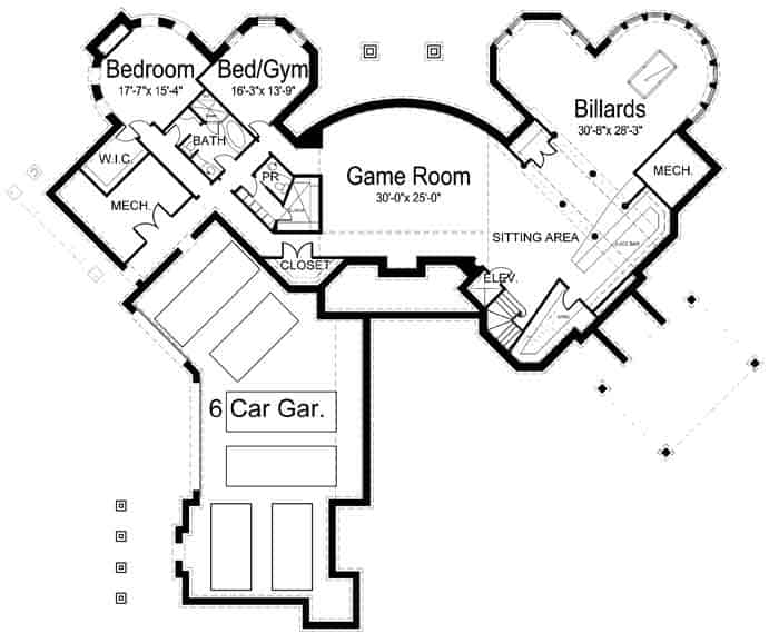 Alternate Basement Plan