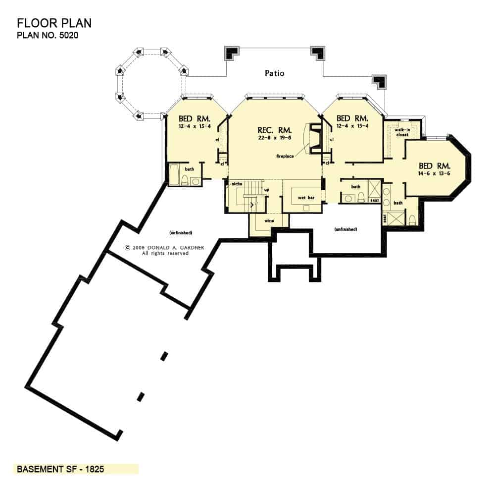 basement floor plan 5 bedroom two story the jasper hill mountain home with bonus room and a bar oct1