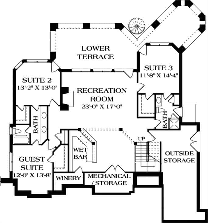 basement floor plan two story 4 bedroom country style home jul212021