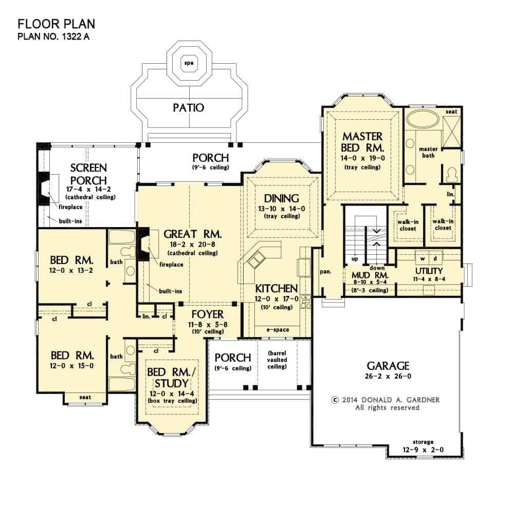 basement stairs location single story european style 4 bedroom ranch apr042022