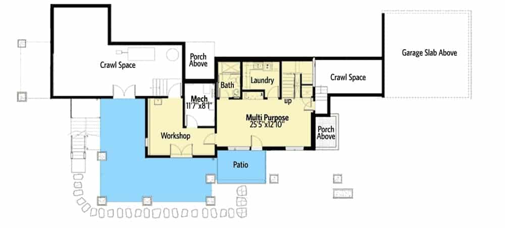 lower level floor plan 4 bedroom two story mountain home with expansive outdoor living and balcony s