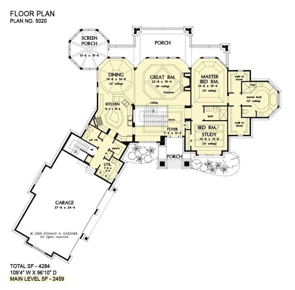 main level floor plan 5 bedroom two story the jasper hill mountain home with bonus room and a bar oc