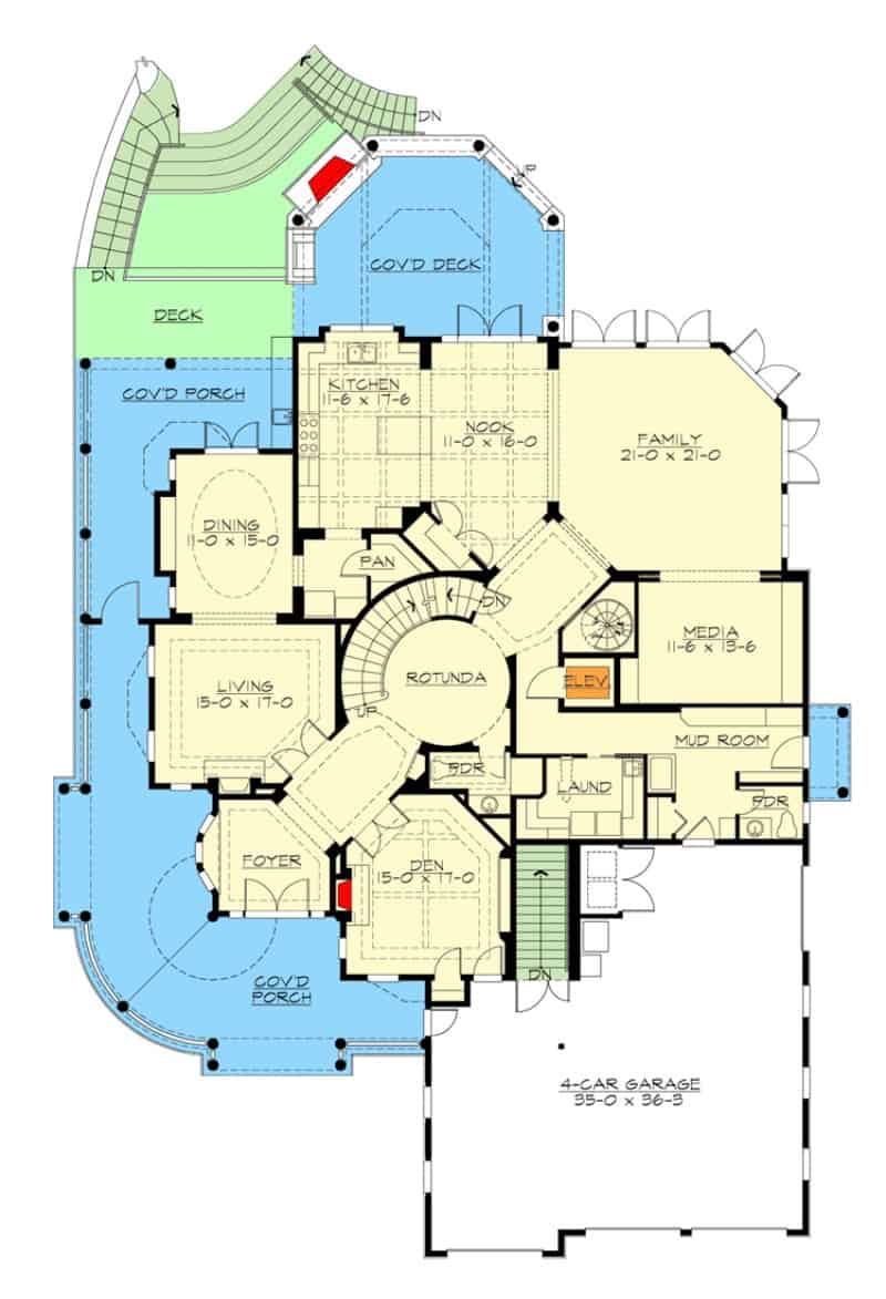 main level floor plan luxury 5 bedroom two story victorian home feb222022