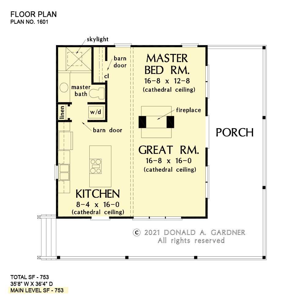 main level floor plan single story 1 bedroom rustic style the dwight cabin with wraparound porch feb