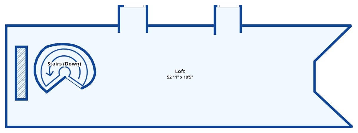 Third Level Floor Plan Southern California Estate