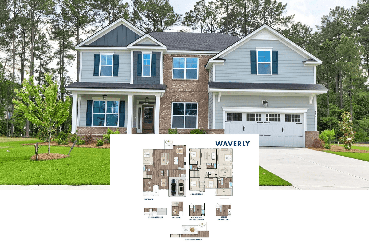 5-Bedroom Two-Story Home with Front and Back Porch and a Two-Car Garage (4,156 Sq. Ft. Floor Plan)