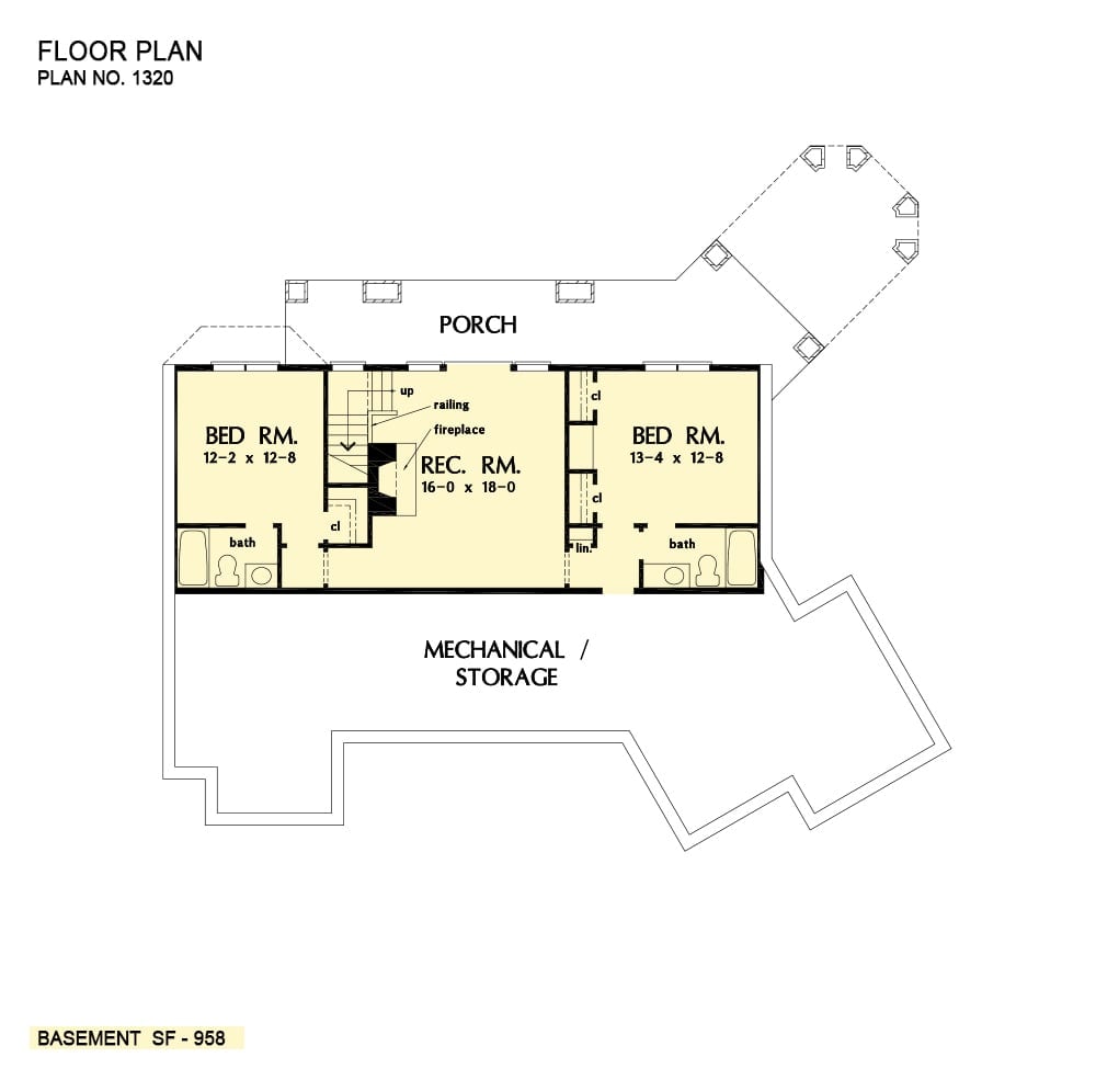 basement floor plan two story 4 bedroom the butler ridge home june242020 min