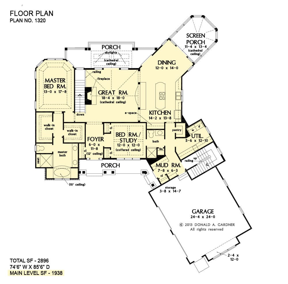 main level floor plan two story 4 bedroom the butler ridge home june242020 min