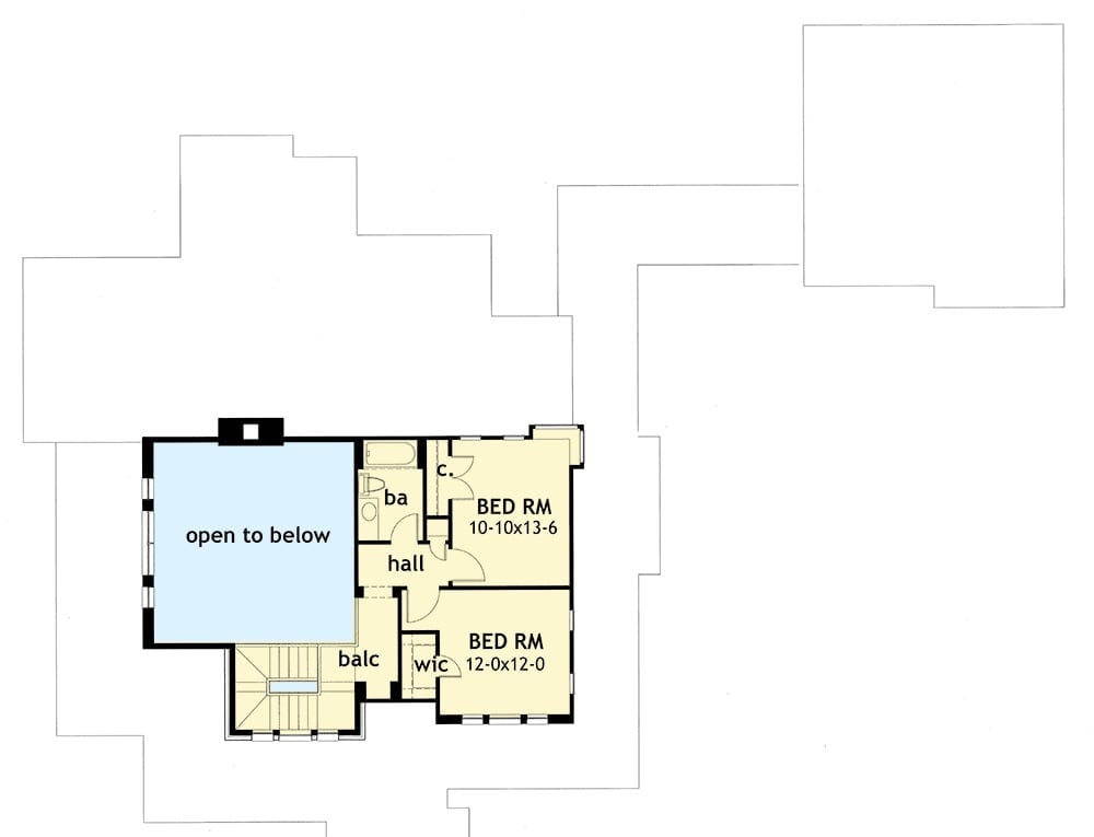 secondx level floor plan two story 3 bedroom cedar stone cottage with wraparound porch and garage fe