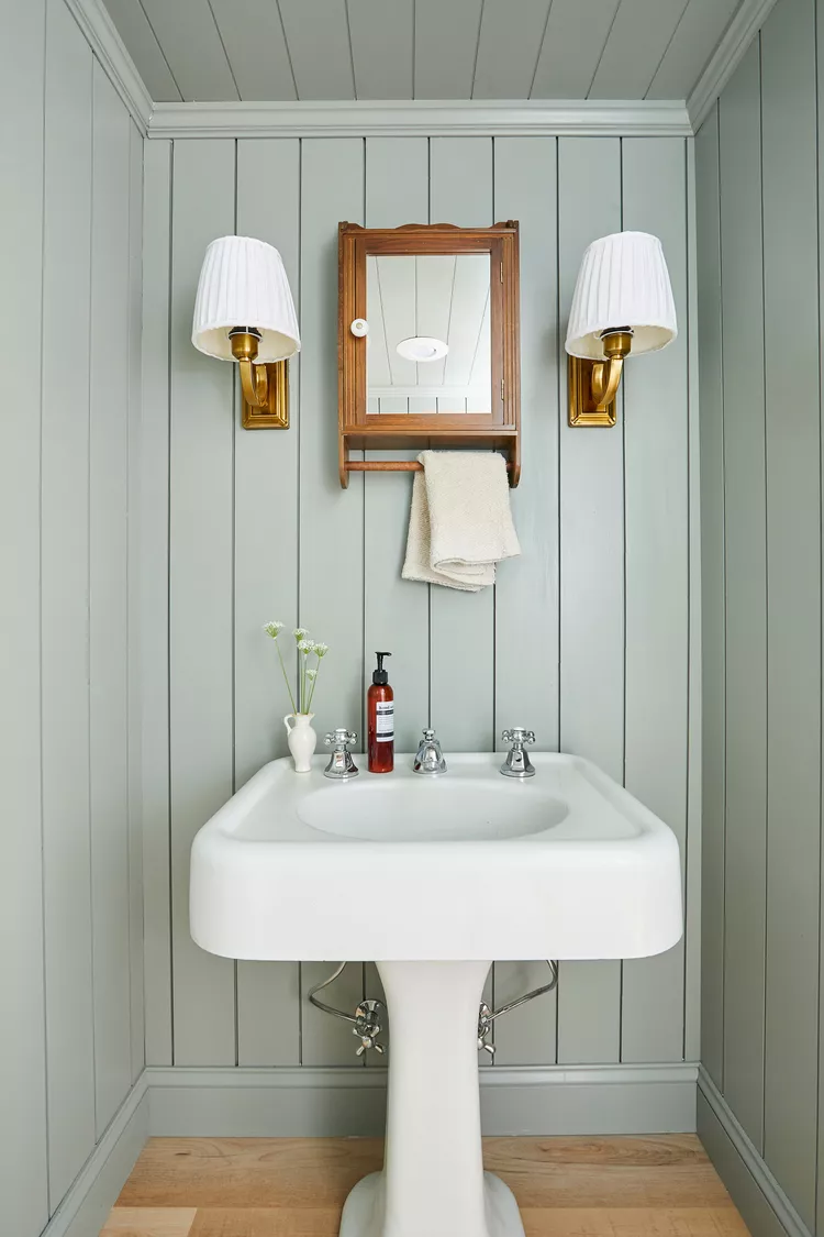 50 Small Bathroom Ideas That Maximize Style 1 Powder room medicine cabinet