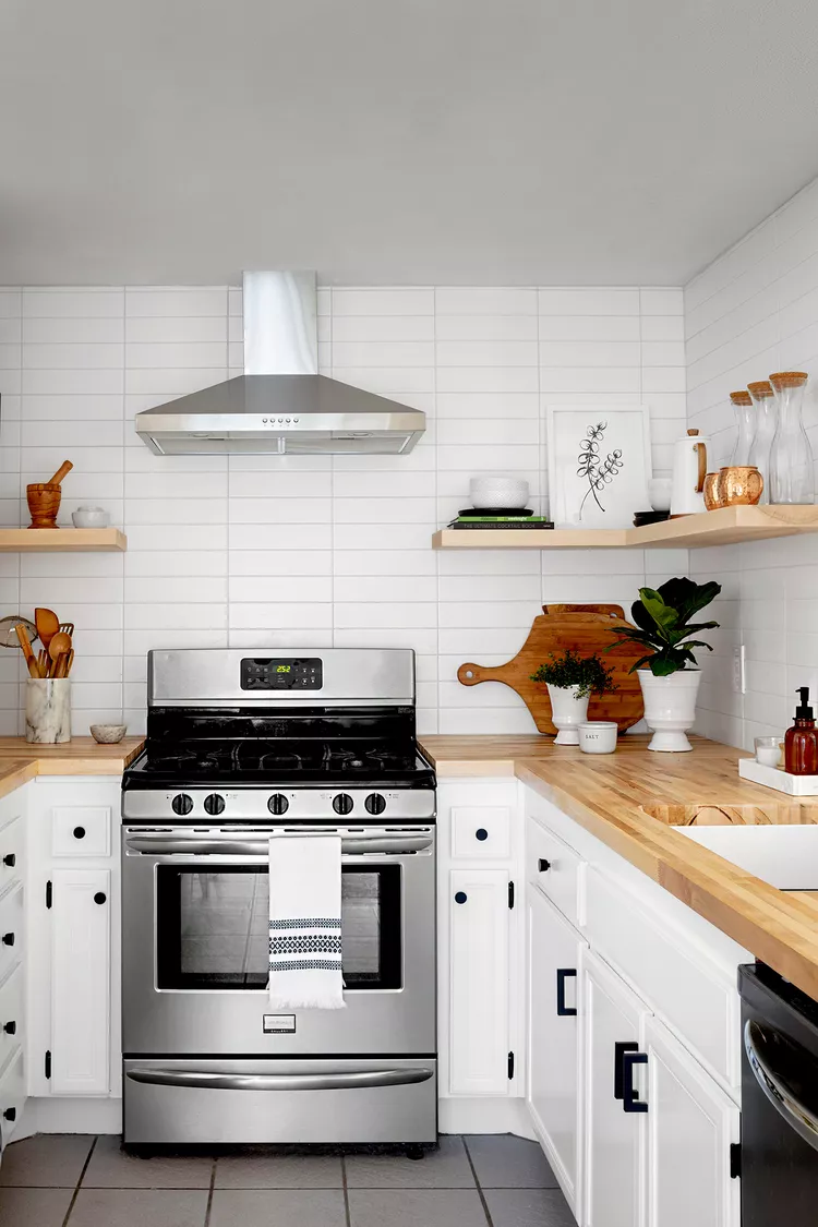 38 Budget-Friendly Kitchen Remodeling Ideas You'll Want to Steal 1 kitchen white walls cabinets