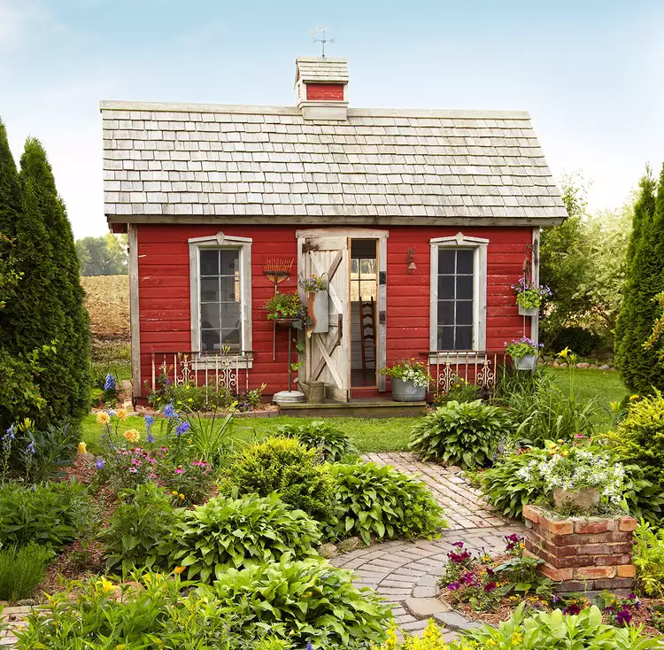 30 Versatile Garden Shed Ideas Perfect for Every Yard 17 red garden shed