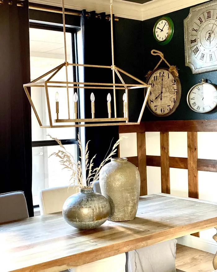 40 Beautiful Dining Table Centerpiece Ideas Perfect for Any Time of Year 1 rustic metal vase centerpiece