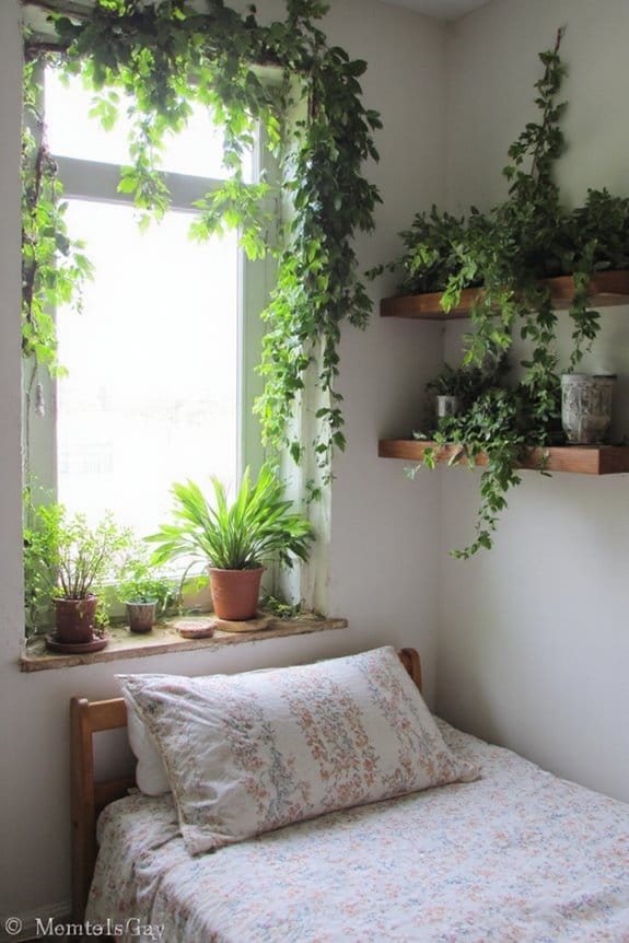 23 Small Bedroom Makeover Ideas With a Big Style Impact 16 add greenery for vibrant freshness