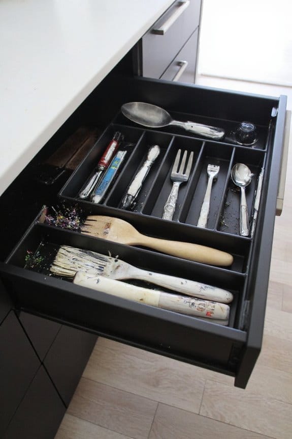 17 Aesthetic Kitchen Drawer Organization Ideas You Need to Try 17 adjustable customizable drawer organization