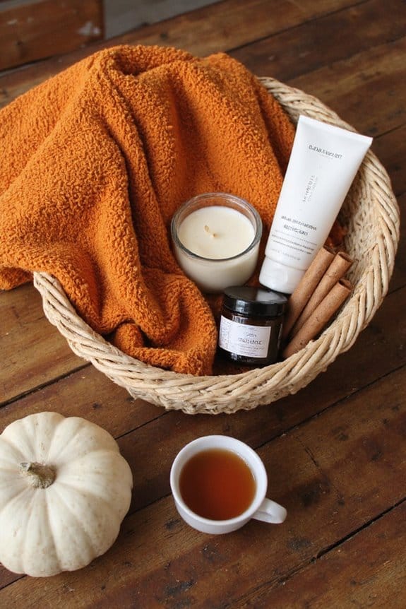 18 Thoughtful DIY Fall Gift Basket Ideas Everyone Will Love 2 autumn comfort self care ritual