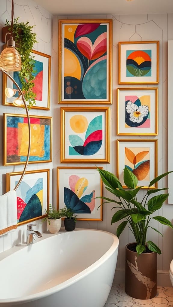 25 Gorgeous Above Toilet Decor Ideas You’ll Want to Steal 3 bathroom wall art ideas