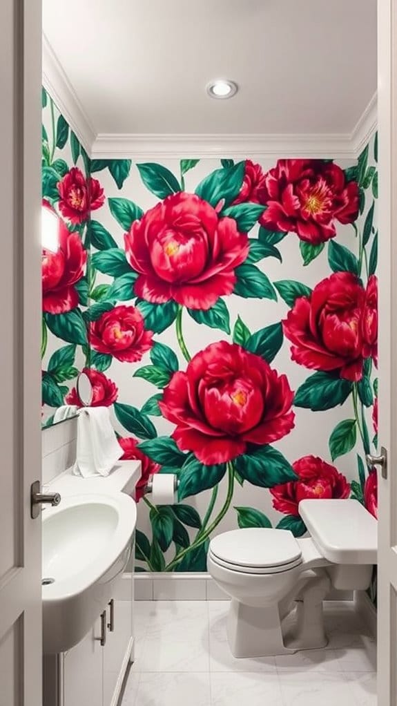 25 Gorgeous Above Toilet Decor Ideas You’ll Want to Steal 8 bold colorful bathroom decor