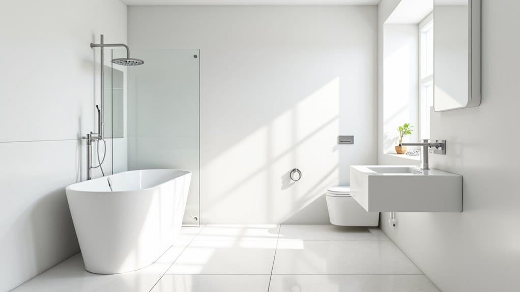 20 Stunning Bathroom Paint Colors and Wall Ideas You'll Love 3 bright clean versatile elegant