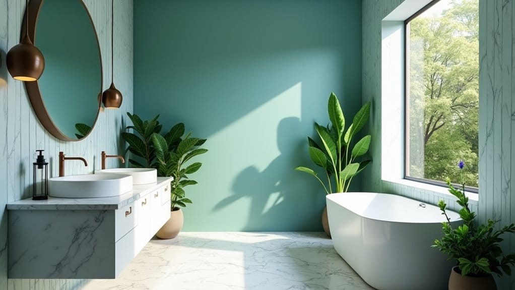 20 Stunning Bathroom Paint Colors and Wall Ideas You'll Love 8 calming ocean inspired bathroom colors