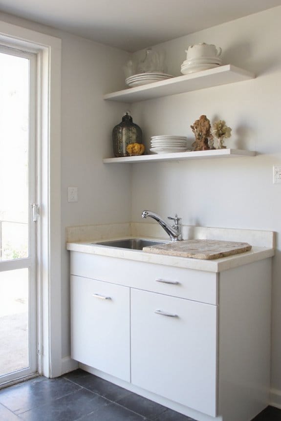 20 Small Kitchen Ideas That Deliver Big Style 16 ceiling storage for kitchen