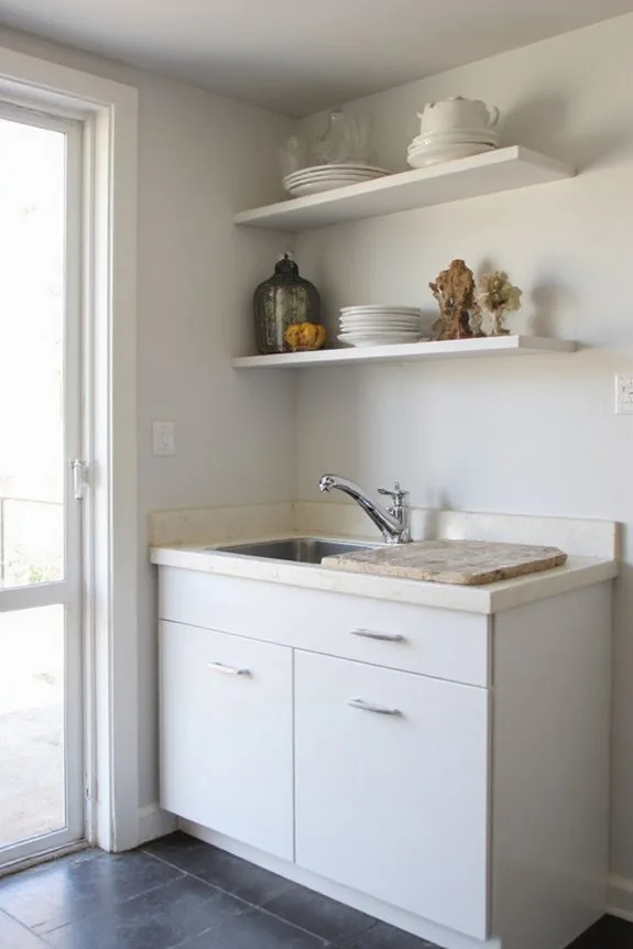 20 Small Kitchen Ideas That Deliver Big Style 16 ceiling storage for kitchen