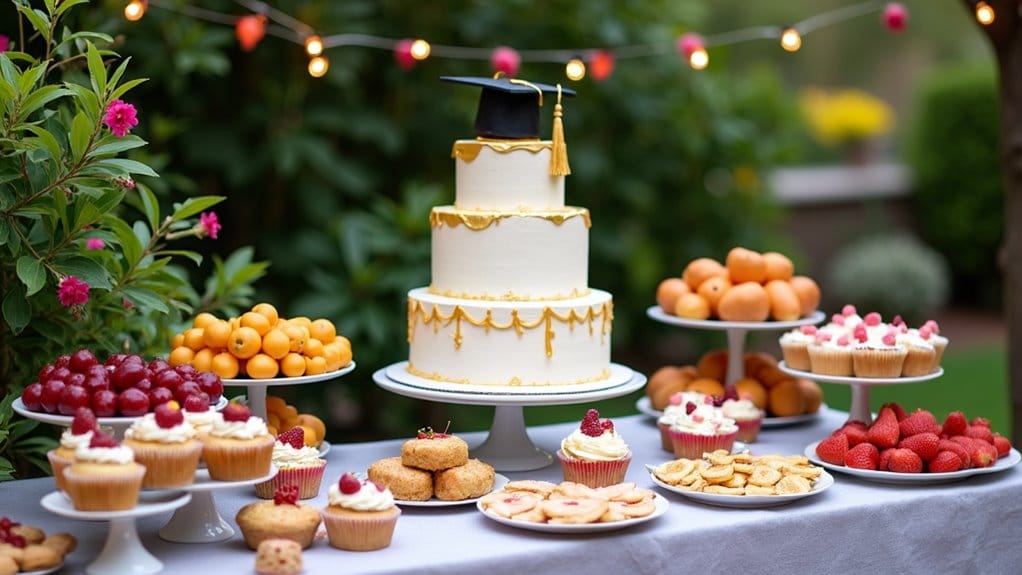 20 Epic Backyard Graduation Party Ideas for a Celebration to Remember 8 celebrate graduation with desserts