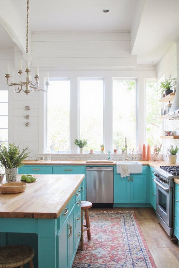 22 Open Kitchen Concepts for Effortless Cooking and Entertaining 7 coastal bright airy charm