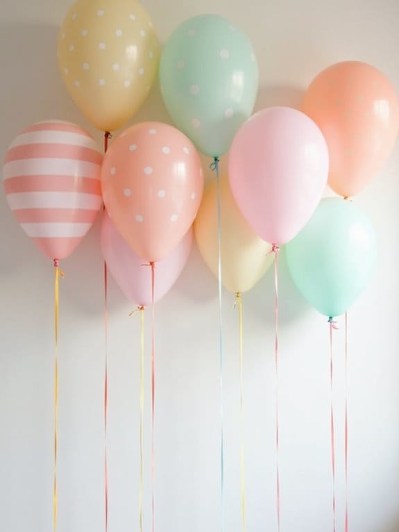 15 Adorable Nursery Wallpaper Ideas for a Dreamy Look 6 colorful floating balloon patterns