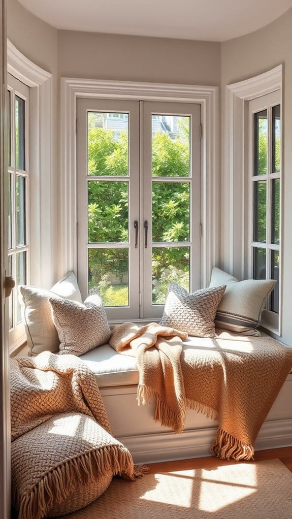 23 Warm and Cozy Bedroom Ideas for the Ultimate Retreat 16 comfy window nook essentials