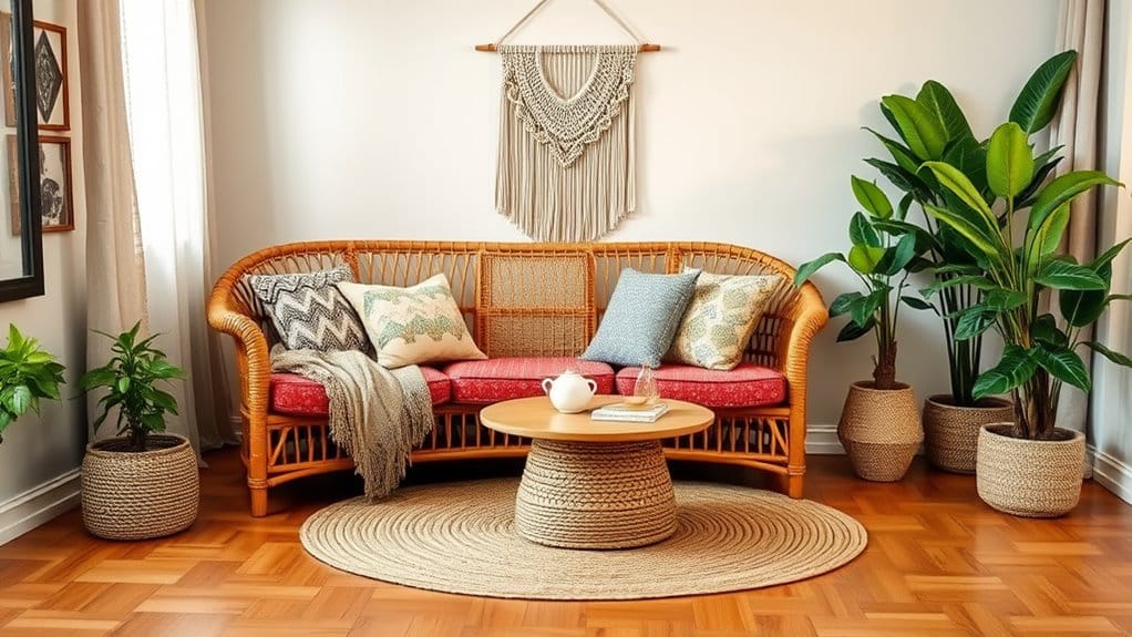 contemporary boho living ideas