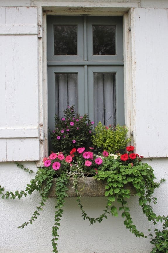 15 Enchanting Cottage Garden Ideas for a Dreamy Backyard Retreat 9 cottage garden window planters