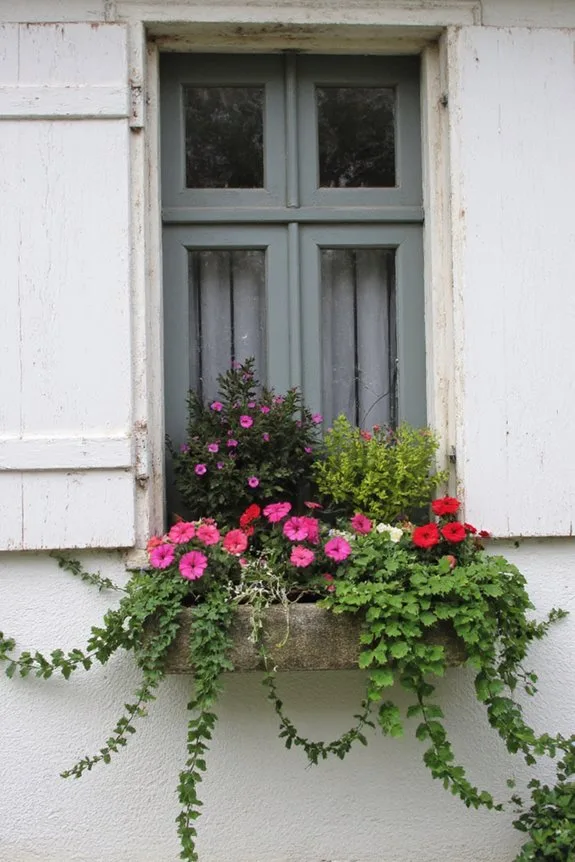 15 Enchanting Cottage Garden Ideas for a Dreamy Backyard Retreat 9 cottage garden window planters