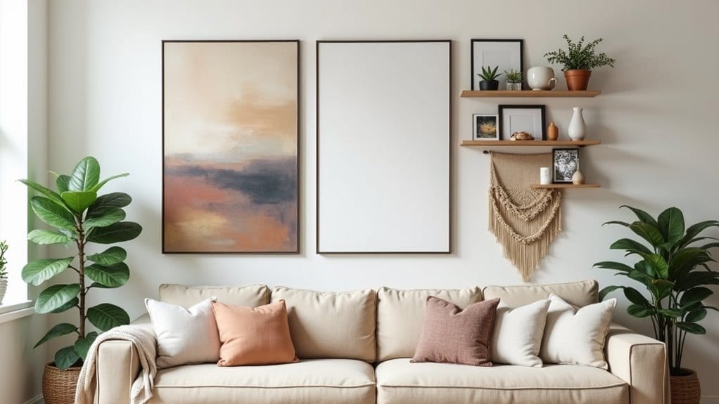 18 Eye-Catching Wall Decor Ideas to Style Above Your Couch 8 couch wall decor ideas