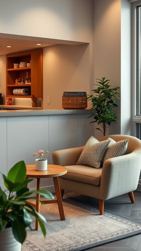 19 Brilliant DIY Coffee Bar Ideas That Will Transform Your Home 13 cozy coffee seating niche
