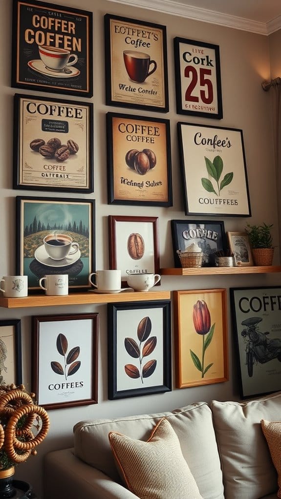 19 Brilliant DIY Coffee Bar Ideas That Will Transform Your Home 16 create coffee wall art