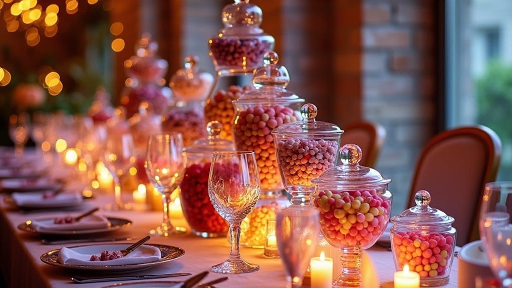17 Fun & Creative Graduation Candy Buffet Ideas You’ll Be Obsessed With 10 create colorful candy displays