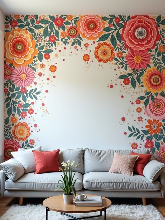 18 Eye-Catching Wall Decor Ideas to Style Above Your Couch 14 create dynamic layered decor