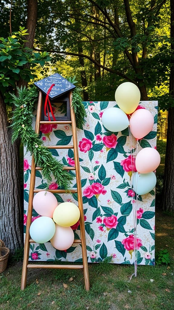 19 Easy Outdoor Graduation Party Ideas Anyone Can Pull Off 14 create festive graduation photo corner
