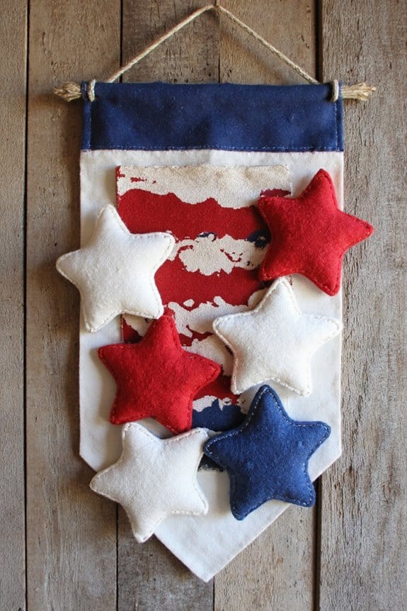 14 Simple DIY 4th of July Garland Ideas to Craft This Season 14 create patriotic felt banner