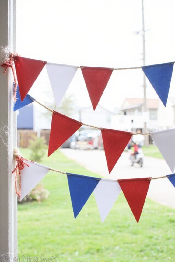 14 Simple DIY 4th of July Garland Ideas to Craft This Season 5 create patriotic flag banner