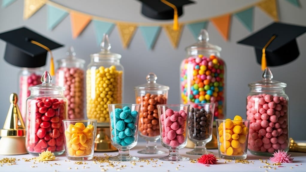 17 Fun & Creative Graduation Candy Buffet Ideas You’ll Be Obsessed With 1 creative graduation candy ideas
