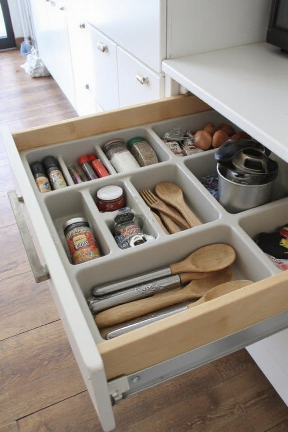 17 Aesthetic Kitchen Drawer Organization Ideas You Need to Try 14 customizable sleek storage systems