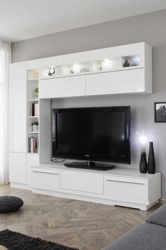 20 Modern TV Unit Designs for the Ultimate Entertainment Setup 11 customizable versatile entertainment design
