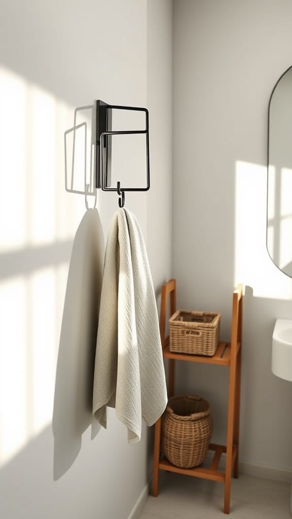 25 Gorgeous Above Toilet Decor Ideas You’ll Want to Steal 17 decorative unique towel hooks