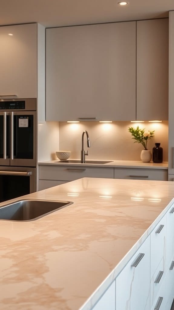 28 Stylish & Functional Kitchen Countertop Ideas to Try Now 11 durable seamless customizable surfaces